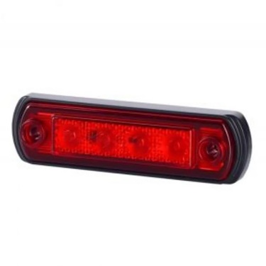 ΦΩΣ ΟΓΚΟΥ LD677 12/24V 4LED HORPOL ΚΟΚΚΙΝΟ (10,5 x 3 cm) -1ΤΕΜ.