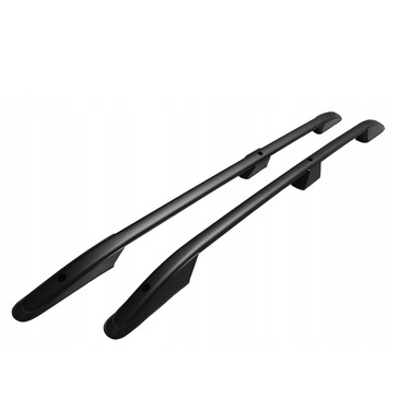 ΠΑΡΑΛΛΗΛΕΣ ΜΠΑΡΕΣ ΟΡΟΦΗΣ ΑΛΟΥΜΙΝΙΟΥ ΣΕ ΜΑΥΡΟ ΧΡΩΜΑ ELEGANCE L1 ΓΙΑ ΟPEL VIVARO 2014-2019 ΜΕΓΙΣΤΟ ΒΑΡΟΣ ΦΟΡΤΙΟΥ 75KG OMTEC - 2 TEM.