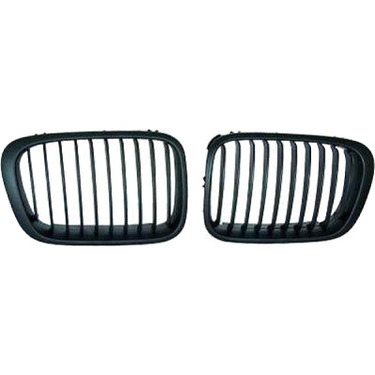 BMW ΣΕΙΡΑ 3 E46 LIMOUSINE/TOURING 98-01/COMPACT 01+ ΜΑΣΚΑΚΙΑ ΕΜΠΡΟΣ ΜΑΥΡΑ (ΚΑΡΔΙΕΣ)
