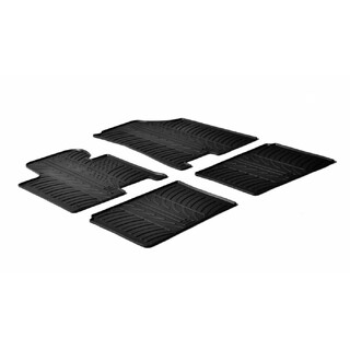 ΜΑΡΚΕ ΠΑΤΑΚΙΑ ΣΕ ΣΚΑΦΗ ΛΑΣΤΙΧΟ ΓΙΑ HYUNDAI 4D i40 04/2012-06/2015 / i40 WAGON 07/2011-08/2019 SUMISURA ΣΕ ΜΑΥΡΟ ΧΡΩΜΑ ME ΚΟΥΜΠΩΜΑΤΑ LAMPA - 4 ΤΕΜ.