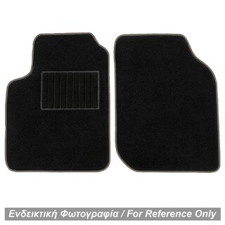 ΜΑΡΚΕ ΠΑΤΑΚΙΑ ΜΟΚΕΤΑ ΓΙΑ MERCEDES SMART 451 2007-2014 ΜΑΥΡΟ ΜΕ ΓΚΡΙ ΡΕΛΙ RACE AXION - 2 ΤΕΜ.
