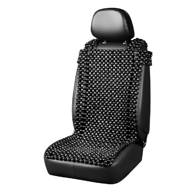 Amio – Κάλυμμα Καθίσματος Αντιιδρωτικό με Χάντρες 44×106cm Μαύρο – Universal CSM-18 - 1 Τεμ. (04431/AM)