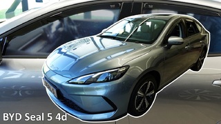 Heko - Ανεμοθραύστες για Byd Seal 5 4 Doors 2025+ Σετ Αυτοκινήτου Απο Εύκαμπτο Φιμέ Πλαστικό - 4 τεμ. (ΑΝΕΜ.SET11315)