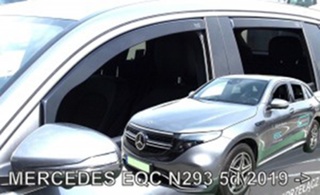 ΑΝΕΜΟΘΡΑΥΣΤΕΣ ΓΙΑ MERCEDES EQC N293 5D 2019+  ΣΕΤ ΑΥΤΟΚΙΝΗΤΟΥ ΑΠΟ ΕΥΚΑΜΠΤΟ ΦΙΜΕ ΠΛΑΣΤΙΚΟ HEKO - 4 ΤΕΜ.