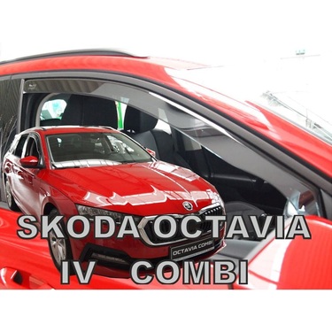 ΑΝΕΜΟΘΡΑΥΣΤΕΣ ΓΙΑ SKODA OCTAVIA A8 5D LIFTBACK 2020+ ΖΕΥΓΑΡΙ ΑΠΟ ΕΥΚΑΜΠΤΟ ΦΙΜΕ ΠΛΑΣΤΙΚΟ HEKO - 2 ΤΕΜ.