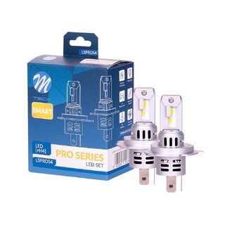 ΛΑΜΠΑ LED H4 12V IP65 6.000K 4.600lm LED SET PRO SMART SERIES M-TECH - 2 ΤΕΜ.