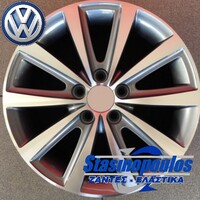 Ζάντες 15'' VW VOLKSWAGEN REPLICA 672 6x15 5x100 ET35 GRAPHITE FACE MACHINED Στασινόπουλος