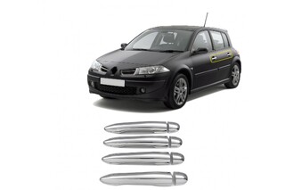 ΧΕΡΟΥΛΙΑ ΠΟΡΤΑΣ ΓΙΑ RENAULT GRAND SCENIC 3 2010+  ΧΡΩΜΙΟ ΜΕΤΑΛΛΙΚΑ 4ΤΕΜ.