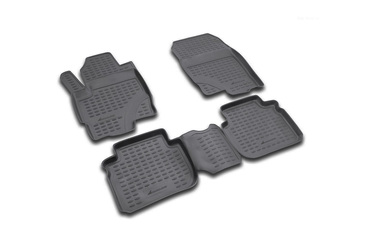 ΜΑΡΚΕ ΠΑΤΑΚΙΑ ΣΕ ΣΚΑΦΗ TPE ΛΑΣΤΙΧΟ ΓΙΑ MITSUBISHI COLT 3D / 5D 06/2004-12/2008  ΣΕ ΜΑΥΡΟ ΧΡΩΜΑ NOVLINE - 4 ΤΕΜ.