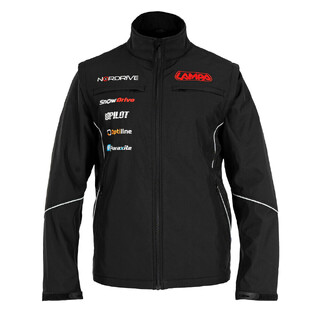 ΜΠΟΥΦΑΝ/ΤΖΑΚΕΤ ΜΑΚΡΥΜΑΝΙΚΟ LAMPA (L) ΣΕ ΜΑΥΡΟ ΧΡΩΜΑ ΜΕ ΑΠΟΣΠΩΜΕΝΑ ΜΑΝΙΚΙΑ