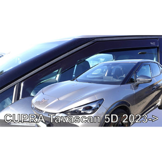 ΑΝΕΜΟΘΡΑΥΣΤΕΣ ΓΙΑ CUPRA TAVASCAN 5D 2023+ ΖΕΥΓΑΡΙ ΑΠΟ ΕΥΚΑΜΠΤΟ ΦΙΜΕ ΠΛΑΣΤΙΚΟ HEKO - 2 ΤΕΜ