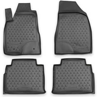 ΜΑΡΚΕ ΠΑΤΑΚΙΑ ΣΕ ΣΚΑΦΗ TPE ΛΑΣΤΙΧΟ ΓΙΑ LEXUS RX 350 2003-2009  ΣΕ ΑΝΘΡΑΚΙ ΣΚΟΥΡΟ ΓΚΡΙ ΧΡΩΜΑ NOVLINE - 4 ΤΕΜ.