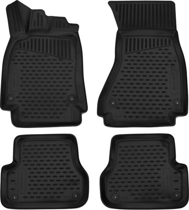 ΜΑΡΚΕ ΠΑΤΑΚΙΑ ΣΕ ΣΚΑΦΗ TPE ΛΑΣΤΙΧΟ ΓΙΑ HONDA CIVIC 5D 2016+  ΣΕ ΜΑΥΡΟ ΧΡΩΜΑ NOVLINE - 4 ΤΕΜ.