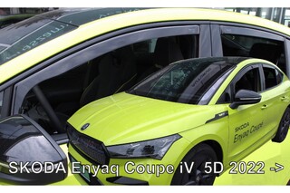 ΑΝΕΜΟΘΡΑΥΣΤΕΣ ΓΙΑ SKODA ENYAQ COUPE 5D 2022+? ΣΕΤ ΑΥΤΟΚΙΝΗΤΟΥ ΑΠΟ ΕΥΚΑΜΠΤΟ ΦΙΜΕ ΠΛΑΣΤΙΚΟ HEKO - 4 ΤΕΜ.