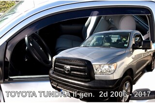 ΑΝΕΜΟΘΡΑΥΣΤΕΣ ΓΙΑ TOYOTA TUNDRA 2D 2006-2017 ΖΕΥΓΑΡΙ ΑΠΟ ΕΥΚΑΜΠΤΟ ΦΙΜΕ ΠΛΑΣΤΙΚΟ HEKO - 2 ΤΕΜ.