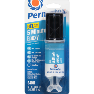 Permatex 5-Minute Epoxy Gel - Εποξειδική Κόλλα 25ml 1τεμ (PMX.84101)