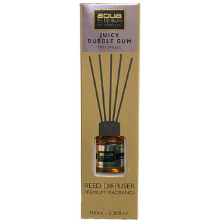 Αρωματικό Χώρου Juicy Bubblegum Home Reed Diffuser με 6 Στικς Aqua 100 ml - 1 τμχ
