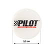 PILOT ΑΥΤΟΚΟΛΛΗΤΑ ΖΑΝΤΩΝ 5,5 cm ΛΕΥΚΟ/ΜΑΥΡΟ/ΚΟΚΚΙΝΟ ΣΜΑΛΤΟΥ - 4 ΤΕΜ.