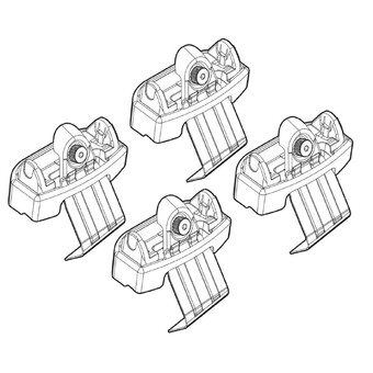 ΑΚΡΑ ΓΙΑ ΜΠΑΡΕΣ NORDRIVE ΓΙΑ VW GOLF 7 5D 11/12+ KIT