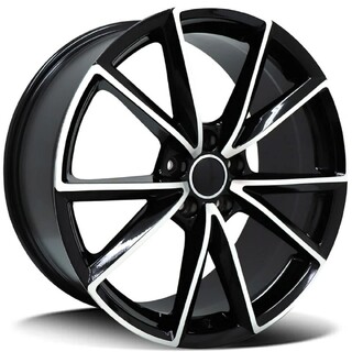 ΖΑΝΤΕΣ 19'' AUDI STYLE 8.5x19 5X112 ET35 BLACK ΚΩΔΙΚΟΣ : 115