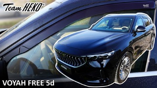 Heko - Ανεμοθραύστες για Voyah Free 5 Doors 2021+ Ζευγάρι Απο Εύκαμπτο Φιμέ Πλαστικό - 2 τεμ. (ΑΝΕΜ.29139)