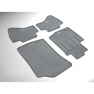 Cik - ΠΑΤΑΚΙΑ ΑΥΤΟΚΙΝΗΤΟΥ ΑΠΟ ΛΑΣΤΙΧΟ ΓΙΑ PEUGEOT 108 2014-2021 / CITROEN C1 2014-2021 ΣΕ ΜΑΥΡΟ ΧΡΩΜΑ ΜΕ ΚΟΥΜΠΩΜΑΤΑ - 4 ΤΕΜ. (RM.PE.0004/CK)