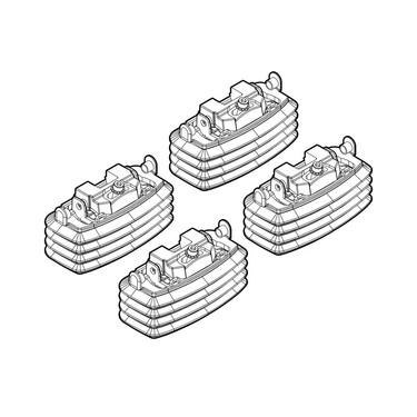 ΑΚΡΑ ΓΙΑ ΜΠΑΡΕΣ NORDRIVE ΓΙΑ MAZDA 3 4D/5D 01/04-13 / KIA CEED 5D 02/07-04/12 KIT
