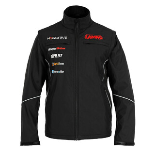 ΜΠΟΥΦΑΝ/ΤΖΑΚΕΤ ΜΑΚΡΥΜΑΝΙΚΟ LAMPA (S) ΣΕ ΜΑΥΡΟ ΧΡΩΜΑ ΜΕ ΑΠΟΣΠΩΜΕΝΑ ΜΑΝΙΚΙΑ