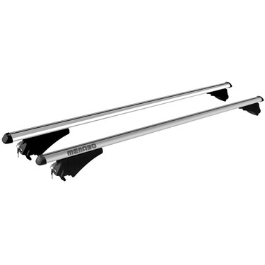 MENABO ΜΠΑΡΕΣ ΟΡΟΦΗΣ ΑΛΟΥΜΙΝΙΟΥ TIGER XL SILVER 131.5 cm ΣΕ ΑΣΗΜΙ ΧΡΩΜΑ ΓΙΑ Toyota Rush (F800/F850) 5 doors 2018> ΜΕ FLUSH ή RAISED RAILS - 2 ΤΕΜ. (8500/ΜΒ)