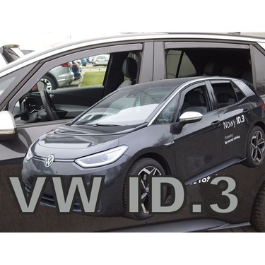 ΑΝΕΜΟΘΡΑΥΣΤΕΣ ΓΙΑ VW ID.3 5D 2020+ ΣΕΤ ΑΥΤΟΚΙΝΗΤΟΥ ΑΠΟ ΕΥΚΑΜΠΤΟ ΦΙΜΕ ΠΛΑΣΤΙΚΟ HEKO - 4 ΤΕΜ.