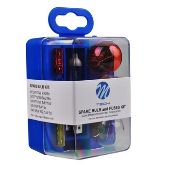 H7 24V 70W/PY21W 24V/P21/5W 24V/R5W 24V/W5W (T10) 24V  M-TECH - 5 τεμ.