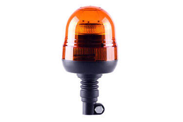 ΦΑΡΟΣ ΠΕΡΙΣΤΡΕΦΟΜΕΝΟΣ W02P 12/24V 39SMD LED ΕΛΑΣΤΙΚΟΣ ΒΙΔΩΤΟΣ ΠΟΡΤΟΚΑΛΙ 129x241mm