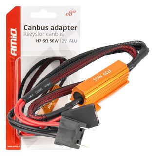 Amio - ΑΝΤΙΣΤΑΣΗ ΓΙΑ ΛΑΜΠΕΣ LED H7 12V 50W 6Ω (ΑΝΤΙΣΤΑΣΗ-ΨΕΥΤΗΣ-CANCELLER) - 1 τεμ. (04089/AM)