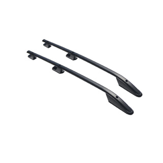 ΠΑΡΑΛΛΗΛΕΣ ΜΠΑΡΕΣ ΟΡΟΦΗΣ ΑΛΟΥΜΙΝΙΟΥ ΣΕ ΜΑΥΡΟ ΧΡΩΜΑ SPORT L1 ΓΙΑ VW CADDY 2003-2015 ΜΕΓΙΣΤΟ ΒΑΡΟΣ ΦΟΡΤΙΟΥ 75KG OMTEC - 2 TEM.