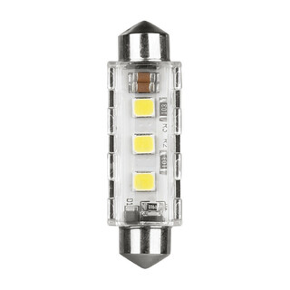 ΛΑΜΠΑΚΙΑ ΠΛΑΦΟΝΙΕΡΑΣ 12/24V 12x41mm 260/220lm 6.500K ΔΙΠΛΗΣ ΠΟΛ/ΤΑΣ LED CAN-BUS PRO-USER SERIES 1ΤΕΜ