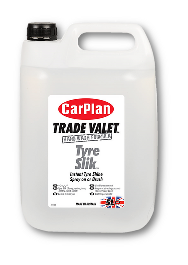 ΥΓΡΟ ΓΥΑΛΙΣΜΑΤΟΣ /ΠΡΟΣΤΑΣΙΑΣ ΕΛΑΣΤΙΚΩΝ CARPLAN TRADE VALET TIRE SLIK 5LT
