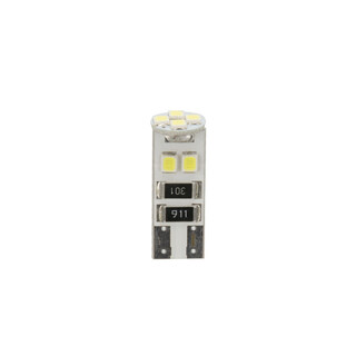 T10 W5W 24V W2,1x9,5d 10x28mm 55lm 8SMDx3chips LED ΛΕΥΚΟ ( CAN-BUS / ΔΙΠΛΗΣ ΠΟΛΙΚΟΤΗΤΑΣ) 20ΤΕΜ.