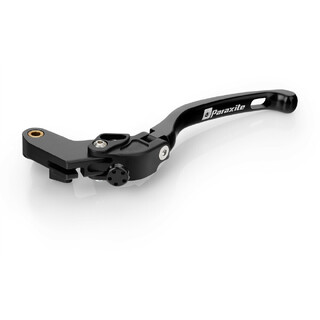 ΜΑΝΕΤΑ ΣΥΜΠΛΕΚΤΗ MOTO RACE ΓΙΑ APRILIA ΡΥΘΜΙΖΟΜΕΝΗ ΣΠΑΣΤΗ ΑΛΟΥΜΙΝΙΟΥ ΣΕ ΜΑΥΡΟ ΧΡΩΜΑ PARAXITE - 1 ΤΕΜ.