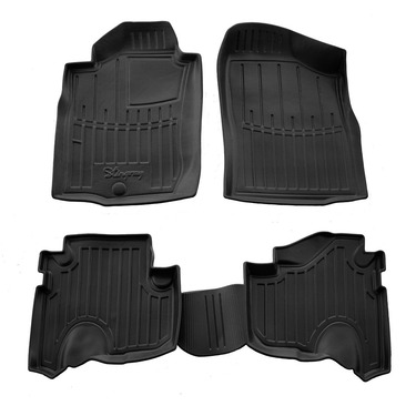 ΠΑΤΑΚΙA ΛΑΣΤΙΧΟ ΣΕ ΣΚΑΦΗ ME KOYMΠΩΜΑΤΑ ΓΙΑ TOYOTA LAND CRUISER PRADO J90 3D 1996-2002 RACE AXION - 4 Τεμ.