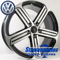 Ζάντες 19'' VW VOLKSWAGEN REPLICA 5466 8x19 5x112 ET45 BLACK FACE MACHINED Στασινόπουλος