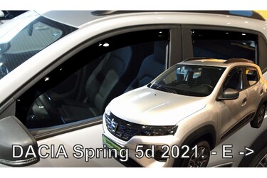 ΑΝΕΜΟΘΡΑΥΣΤΕΣ ΓΙΑ DACIA SPRING ELECTRIC 5D 2021+  ΣΕΤ ΑΥΤΟΚΙΝΗΤΟΥ ΑΠΟ ΕΥΚΑΜΠΤΟ ΦΙΜΕ ΠΛΑΣΤΙΚΟ HEKO - 4 ΤΕΜ.