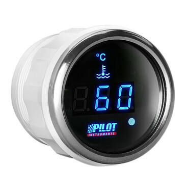 Lampa - Ψηφιακό Όργανο Θερμοκρασίας Νερού Μαύρο Ø52 mm – 9-32V – IP67 - 1 τεμ. (L1013.8)