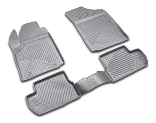 ΜΑΡΚΕ ΠΑΤΑΚΙΑ ΣΕ ΣΚΑΦΗ TPE ΛΑΣΤΙΧΟ ΓΙΑ CHEVROLET C2 10/03-12/10  NOVLINE (ΓΚΡΙ) - 4 ΤΕΜ.
