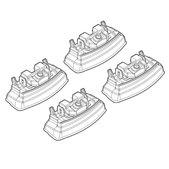 ΑΚΡΑ ΓΙΑ ΜΠΑΡΕΣ NORDRIVE ΓΙΑ MAZDA CX-7 06/07+ KIT