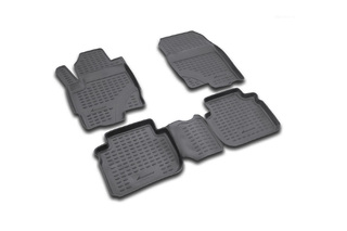 ΜΑΡΚΕ ΠΑΤΑΚΙΑ ΣΕ ΣΚΑΦΗ TPE ΛΑΣΤΙΧΟ ΓΙΑ MITSUBISHI COLT 3D / 5D 06/2004-12/2008  ΣΕ ΜΑΥΡΟ ΧΡΩΜΑ NOVLINE - 4 ΤΕΜ.