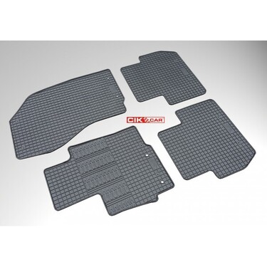 Cik - ΠΑΤΑΚΙΑ ΑΥΤΟΚΙΝΗΤΟΥ ΑΠΟ ΛΑΣΤΙΧΟ ΓΙΑ CITROEN C4 AIRCROSS 2010-2017 / PEUGEOT 4008 2012-2016 / MITSUBISHI ASX 2010-2012 ΣΕ ΜΑΥΡΟ ΧΡΩΜΑ ΜΕ ΚΟΥΜΠΩΜΑΤΑ - 4 ΤΕΜ. (RM.CI.0016/CK)