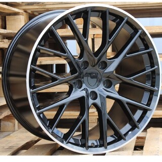 ΖΑΝΤΕΣ 21'' PORSCHE STYLE 9.5X21 11X21 5X130 ET65 60 ΜΑΥΡΟ ΚΩΔΙΚΟΣ : 5541