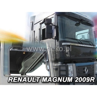 ΑΝΕΜΟΘΡΑΥΣΤΕΣ ΓΙΑ RENAULT MAGNUM - MAGNUM 2 ΜΕ ΦΙΝΙΣΤΡΙΝΙ 2009+ ΖΕΥΓΑΡΙ ΑΠΟ ΕΥΚΑΜΠΤΟ ΦΙΜΕ ΠΛΑΣΤΙΚΟ HEKO - 2 ΤΕΜ.