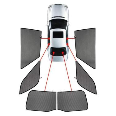 VW TOUAREG 5D 2015+ ΚΟΥΡΤΙΝΑΚΙΑ ΜΑΡΚΕ CAR SHADES - 6 ΤΕΜ.