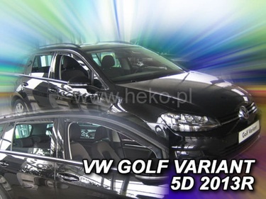 VW GOLF 7 VARIANT 5D 2013R->(+OT) ΣΕΤ ΑΝΕΜΟΘΡΑΥΣΤΕΣ ΑΥΤΟΚΙΝΗΤΟΥ ΑΠΟ ΕΥΚΑΜΠΤΟ ΦΙΜΕ ΠΛΑΣΤΙΚΟ HEKO - 4 ΤΕΜ.